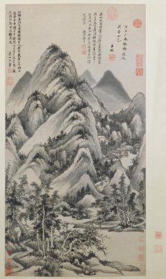 图片[1]-Wang Jianfang, Taoist Meiren, Xiting Mountain Color Map Axis-China Archive